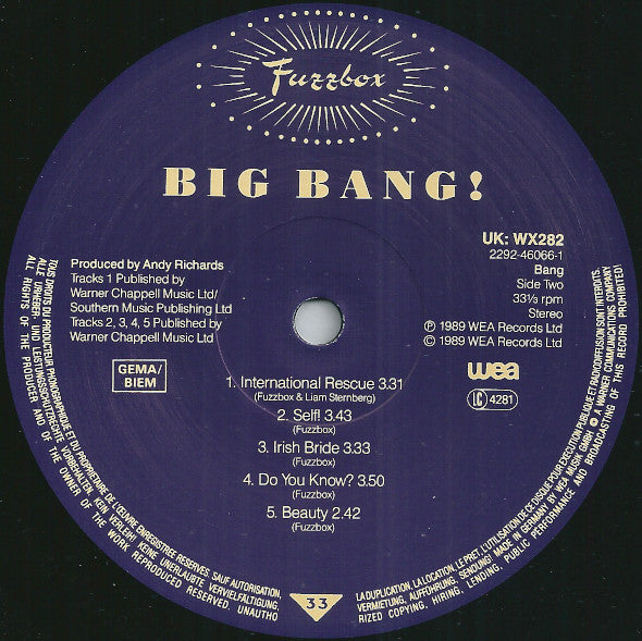 We've Got A Fuzzbox And We're Gonna Use It – Big Bang! LP vinyl record, image 4 of 6
