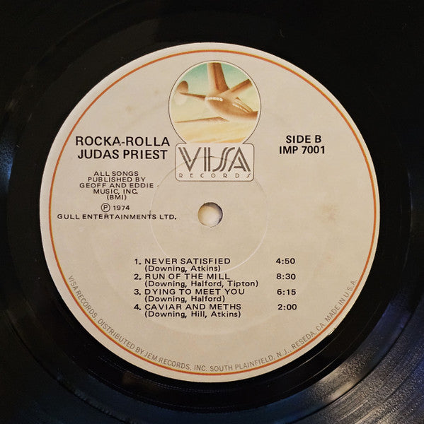 Judas Priest – Rocka Rolla LP vinyl record, image 3 of 4