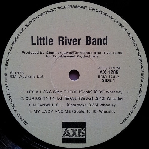 Little River Band – Little River Band LP vinyl record, image 3 of 4