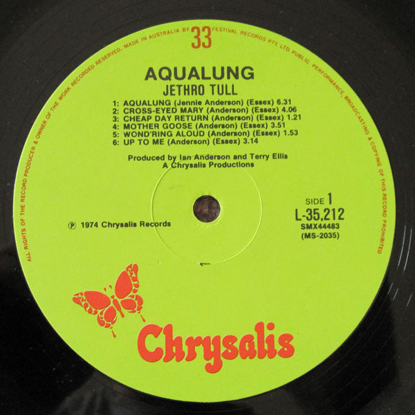 Jethro Tull – Aqualung LP vinyl record, image 4 of 9