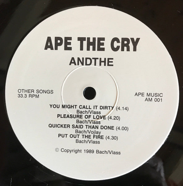 Ape The Cry – And The LP vinyl record, image 8 of 8