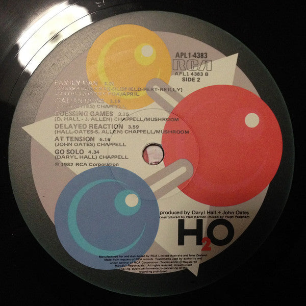 Daryl Hall & John Oates – H₂O LP vinyl record, image 6 of 6