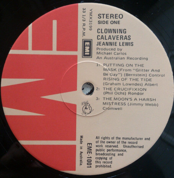 Jeannie Lewis – Tears Of Steel & The Clowning Calaveras (2xLP) LP vinyl record, image 4 of 4