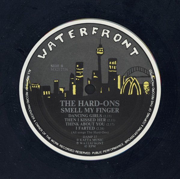 Hard-Ons – Smell My Finger 12" vinyl record, image 4 of 6