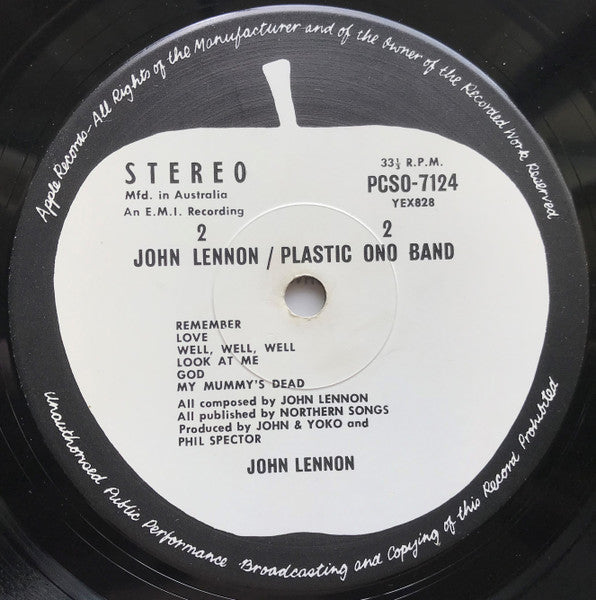 John Lennon, The Plastic Ono Band – John Lennon / Plastic Ono Band LP vinyl record, image 4 of 6