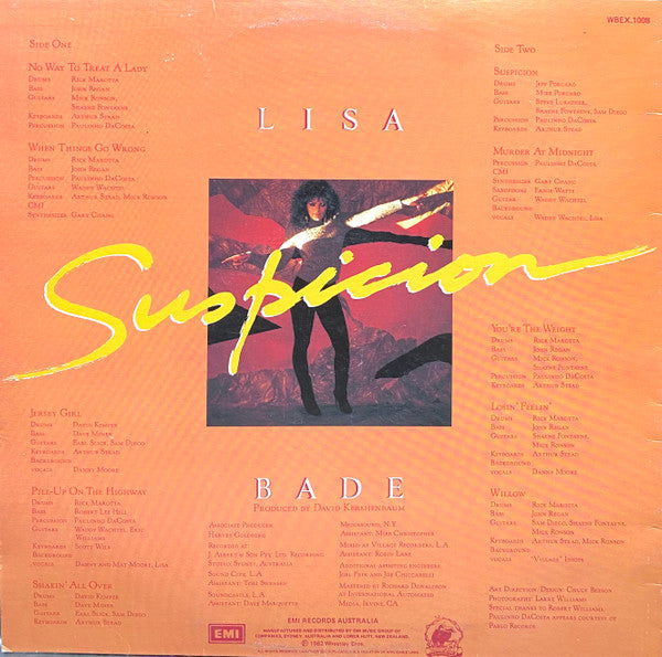 Lisa Bade – Suspicion LP vinyl record, image 2 of 9