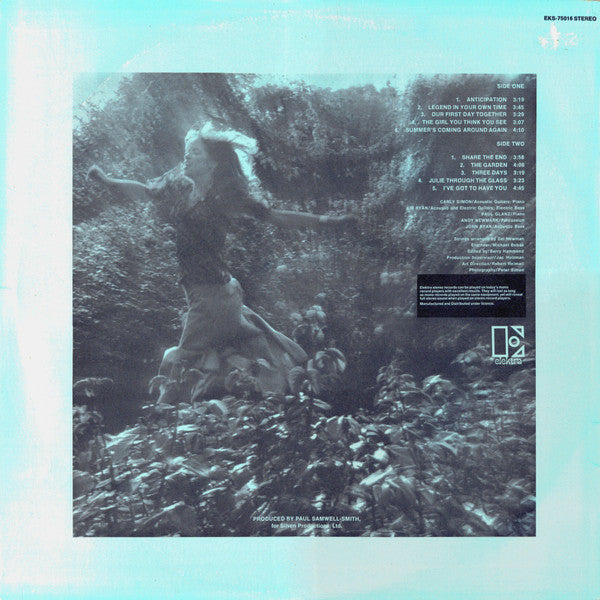 Carly Simon – Anticipation LP vinyl record, image 2 of 4