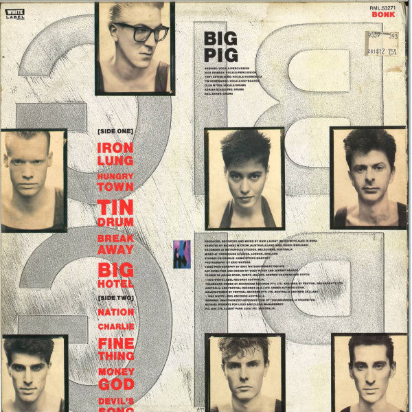 Big Pig – Bonk LP vinyl record, image 2 of 5