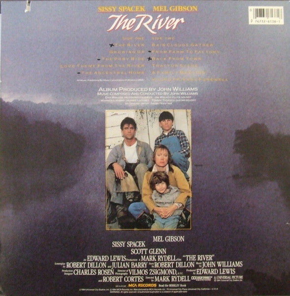 John Williams – The River (Music From The Original Motion Picture Soundtrack) LP vinyl record, image 2 of 3