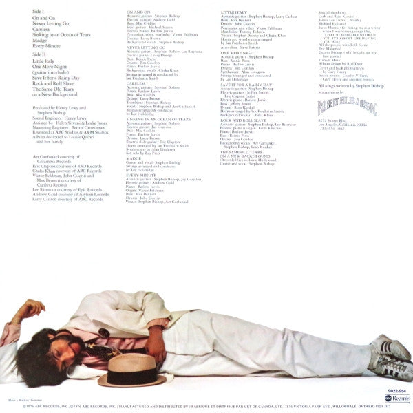 Stephen Bishop – Careless LP vinyl record, image 2 of 6