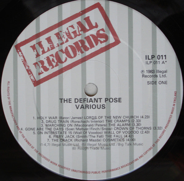 Various – The Defiant Pose LP vinyl record, image 3 of 4