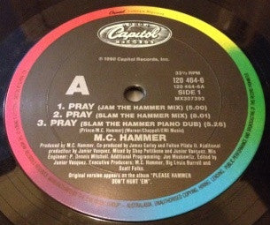 MC Hammer – Pray 12" vinyl record
