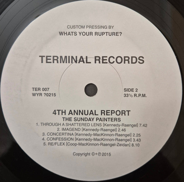 Sunday Painters – 4th Annual Report LP vinyl record, image 4 of 10
