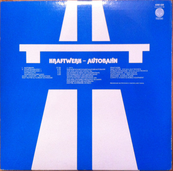 Kraftwerk – Autobahn LP vinyl record, image 2 of 5