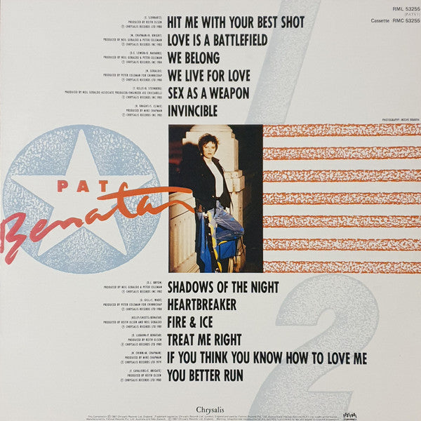 Pat Benatar – Best Shots LP vinyl record, image 3 of 5