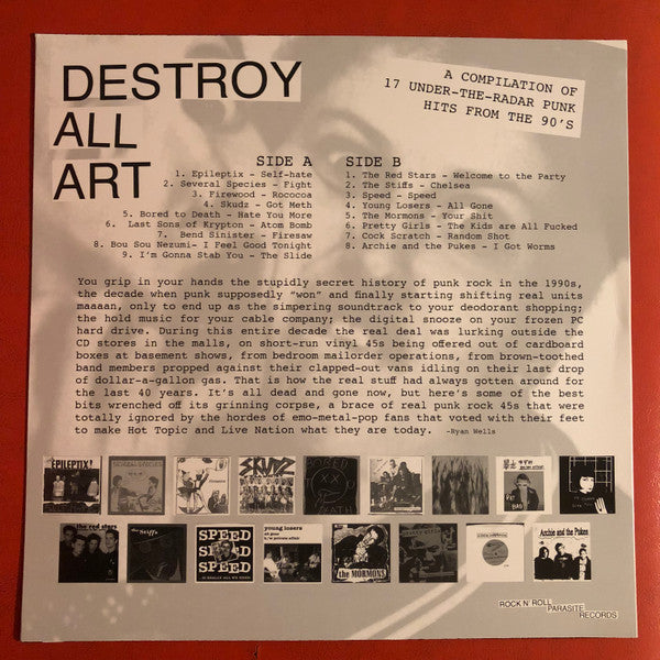 Various – Destroy All Art LP vinyl record, image 2 of 3