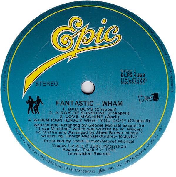 Wham! – Fantastic LP vinyl record, image 3 of 8