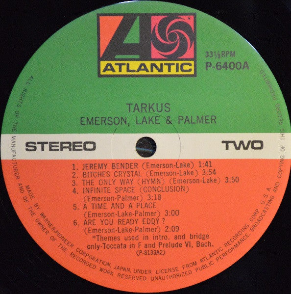 Emerson, Lake & Palmer – Tarkus LP vinyl record, image 7 of 10