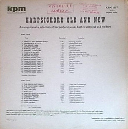 Sam Fonteyn, Johnny Pearson, Derrick Mason – Harpsichord Old And New LP vinyl record, image 2 of 4