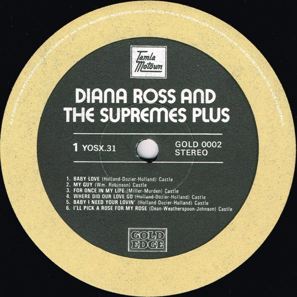 The Supremes, Four Tops, Stevie Wonder, The Temptations – Diana Ross And The Supremes Plus LP vinyl record, image 4 of 7