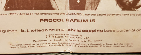 Procol Harum – Home LP vinyl record, image 4 of 6