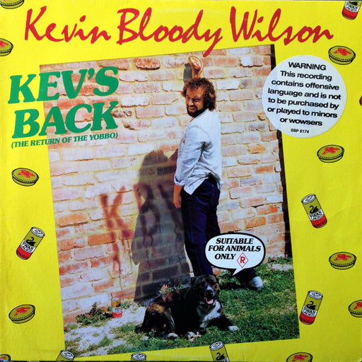 Kevin Bloody Wilson – Kev's Back (The Return Of The Yobbo) LP vinyl record, image 1 of 4