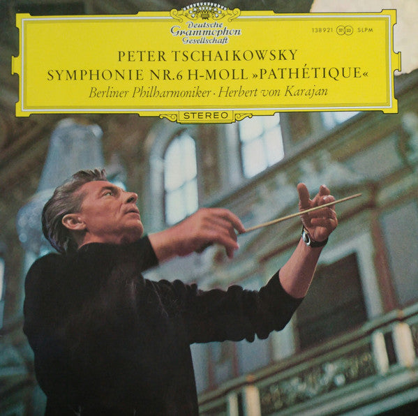 Pyotr Ilyich Tchaikovsky, Berliner Philharmoniker, Herbert von Karajan – Symphonie Nr.6 h-moll »Pathétique« LP vinyl record, image 1 of 4
