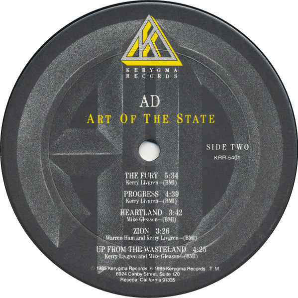 AD – Art Of The State LP vinyl record, image 4 of 8