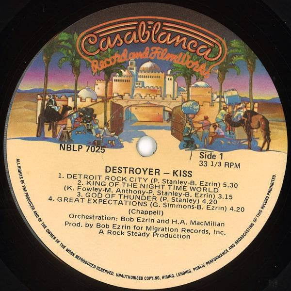 Kiss – Destroyer LP vinyl record, image 3 of 4
