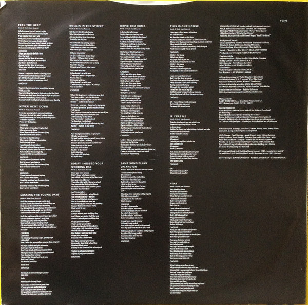 Jean Beauvoir – Drums Along The Mohawk LP vinyl record, image 6 of 6