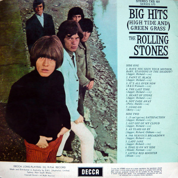 The Rolling Stones – Big Hits (High Tide And Green Grass) LP vinyl record, image 2 of 4