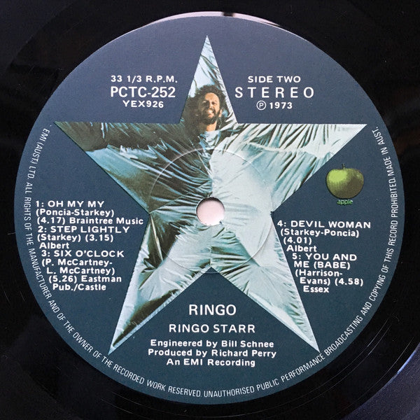 Ringo Starr – Ringo LP vinyl record, image 4 of 10