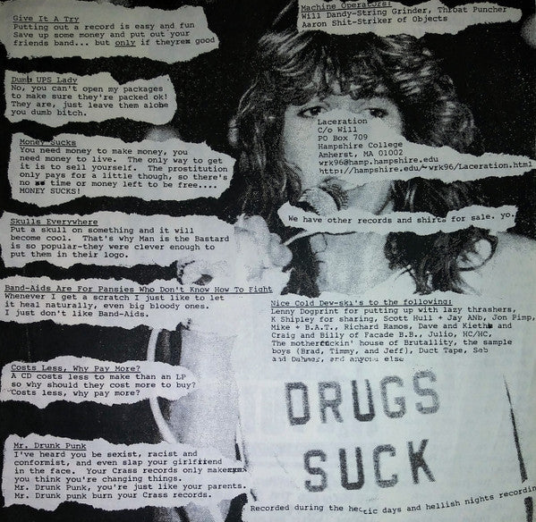 Laceration, The K. Shipley – Laceration / East Coast Super Stars 7" vinyl record, image 8 of 9