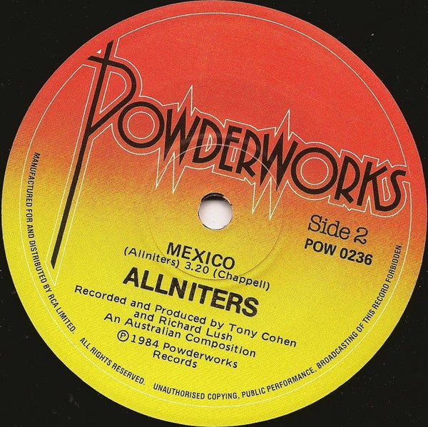 Allniters – I Saw You First 7" vinyl record, image 4 of 4