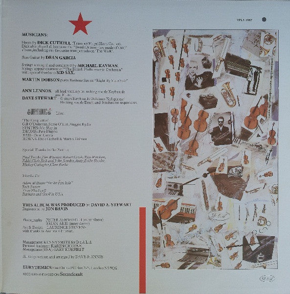 Eurythmics – Touch LP vinyl record, image 3 of 6