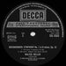 Sergei Rachmaninoff, L'Orchestre De La Suisse Romande, Walter Weller – Symphony No. 1 In D Minor, Op. 13 LP vinyl record, image 4 of 4