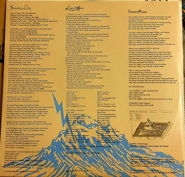 Laurie Anderson – Mister Heartbreak LP vinyl record, image 5 of 6