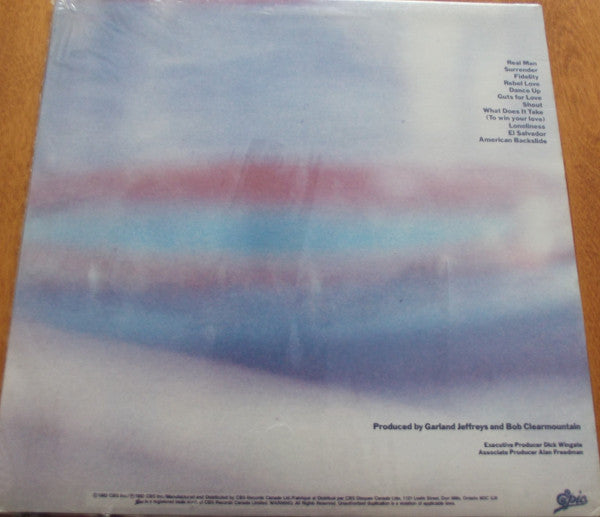 Garland Jeffreys – Guts For Love LP vinyl record, image 2 of 2