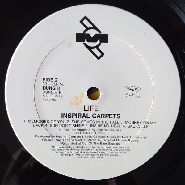 Inspiral Carpets – Life LP vinyl record, image 4 of 7