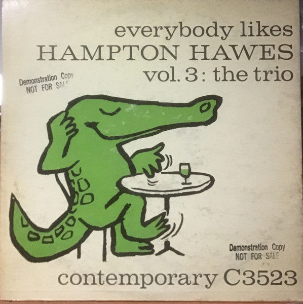 Hampton Hawes – Everybody Likes Hampton Hawes, Vol. 3: The Trio LP vinyl record, image 5 of 6