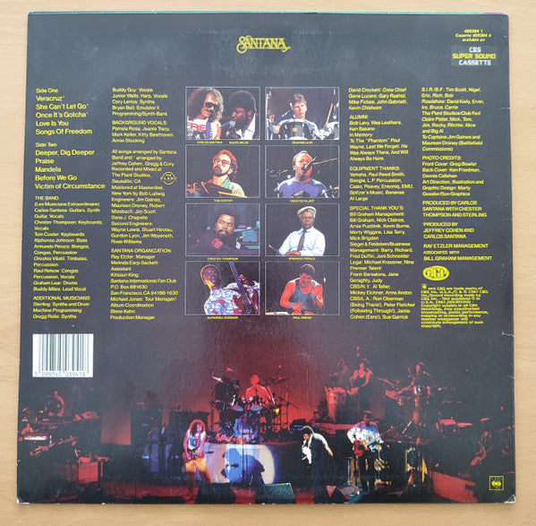 Santana – Freedom LP vinyl record, image 4 of 6
