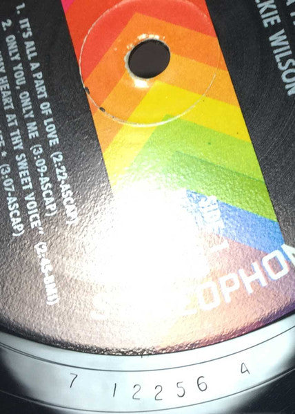 Jackie Wilson – It's All A Part Of Love LP vinyl record, image 8 of 10