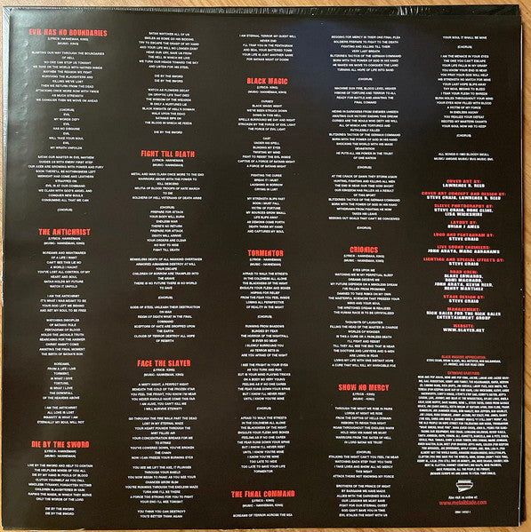 Slayer – Show No Mercy LP vinyl record, image 7 of 10