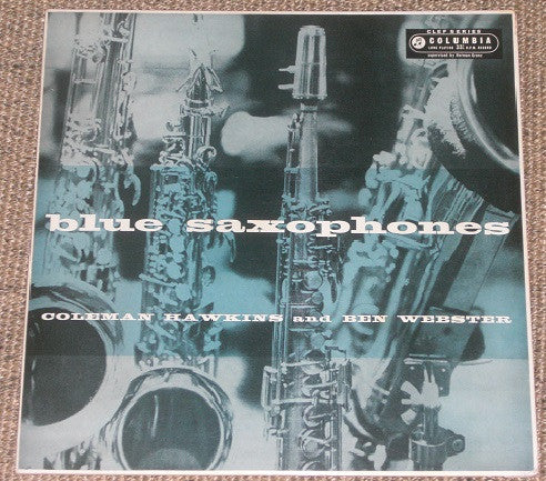 Coleman Hawkins, Ben Webster – Blue Saxophones LP vinyl record, image 1 of 2