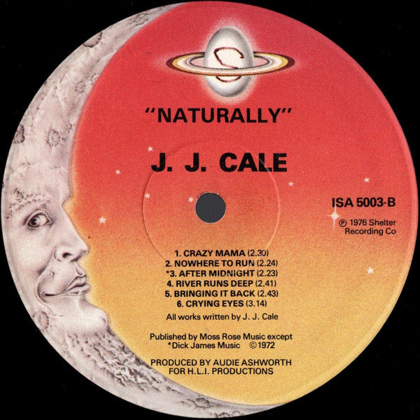 J.J. Cale – Naturally LP vinyl record, image 4 of 6