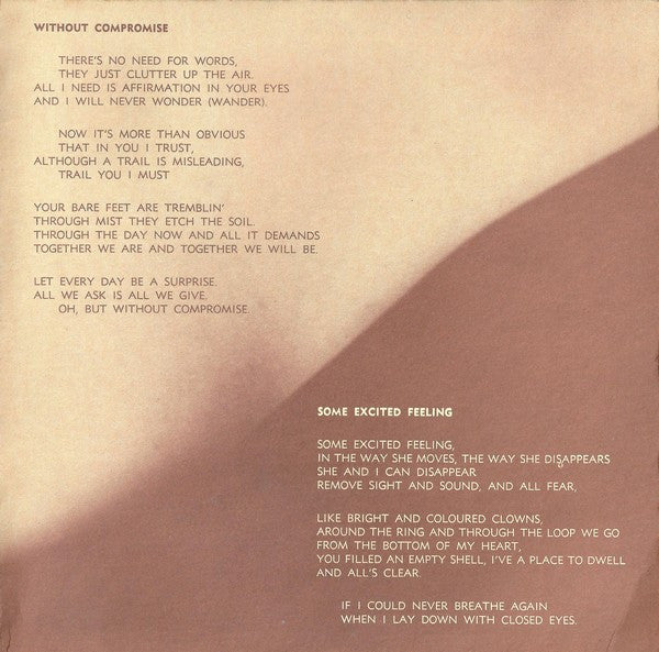 As Clear As Day – Some Excited Feeling/Without Compromise 7" vinyl record, image 4 of 6