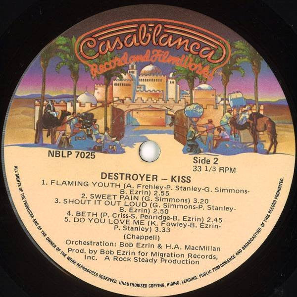Kiss – Destroyer LP vinyl record, image 4 of 4