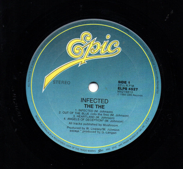 The The – Infected LP vinyl record, image 3 of 6