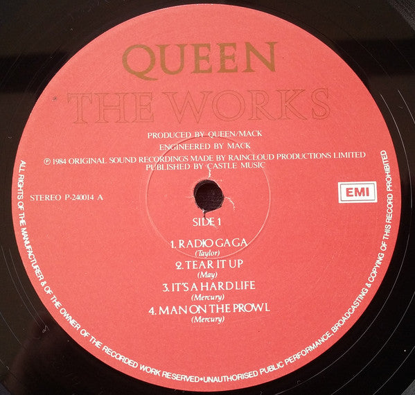 Queen – The Works LP vinyl record, image 3 of 7