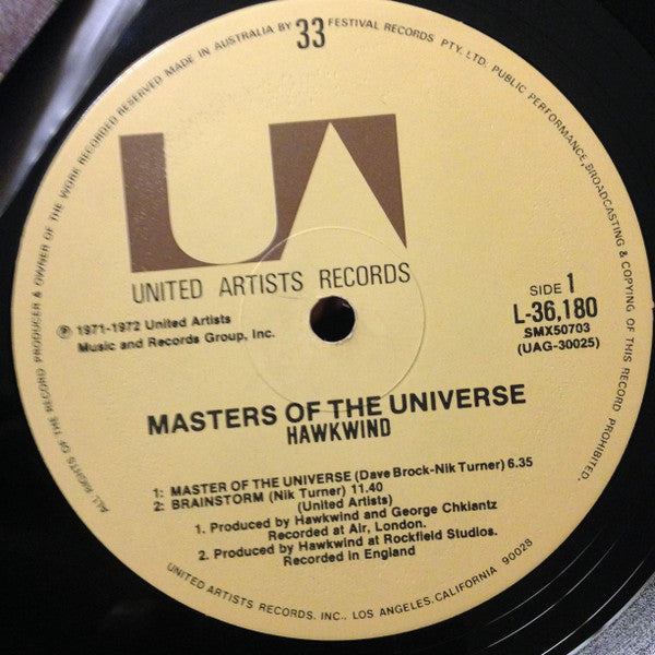 Hawkwind – Masters Of The Universe LP vinyl record, image 5 of 6
